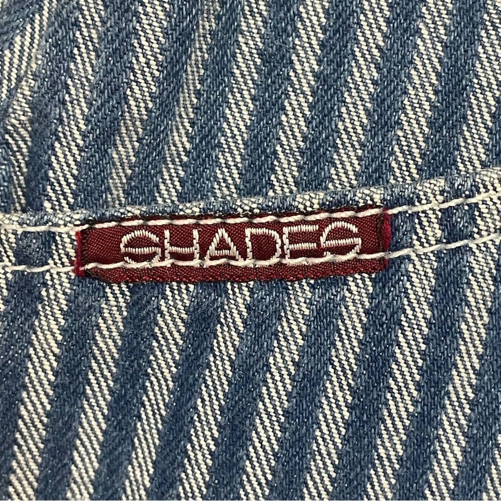 Vintage 1970’s Jeans Shades women’s size 11 striped mom jeans 100% Cotton - Picture 2 of 13